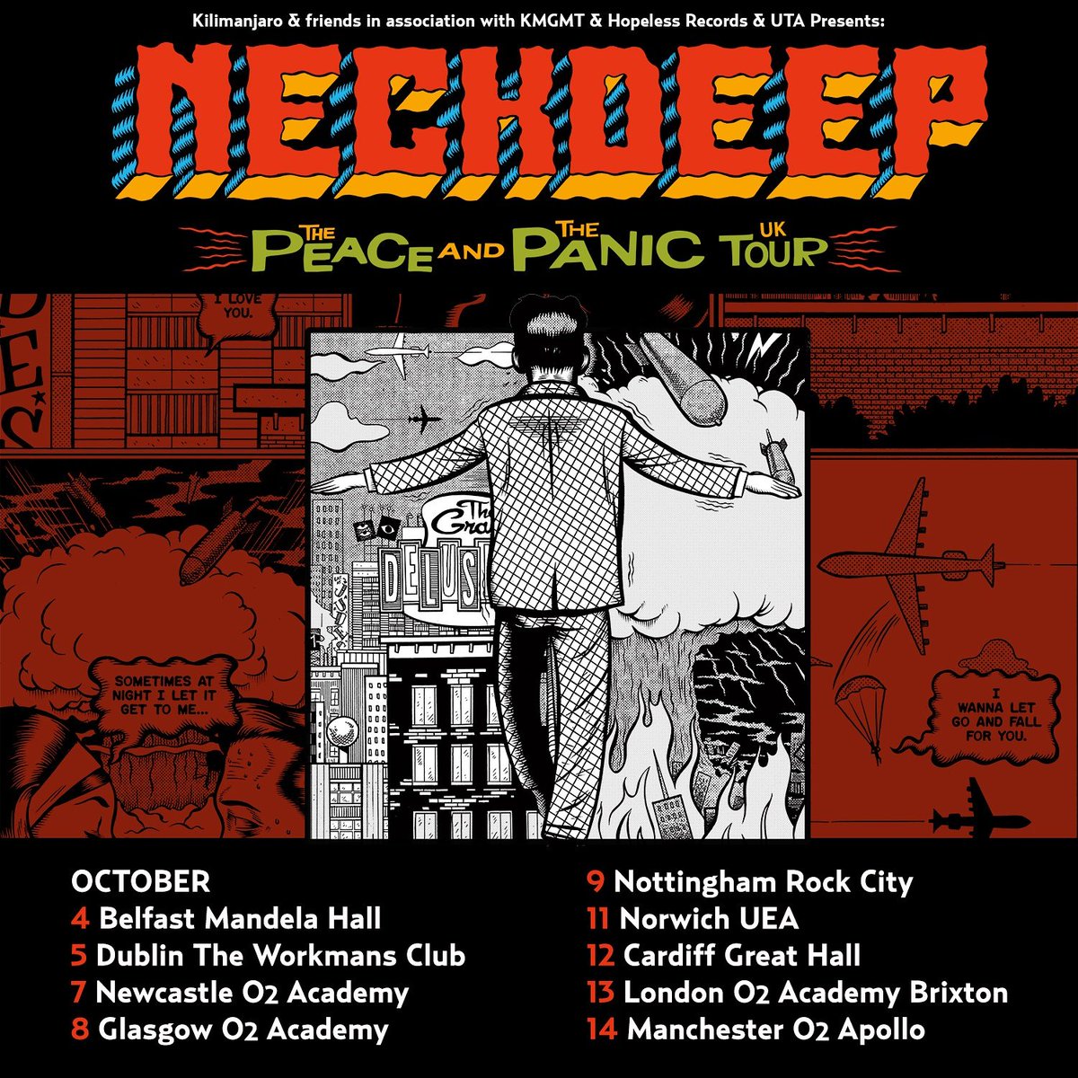Neck Deep announce The Peace And The Panic UK tour this October
